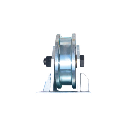 한국캐스터산업 평230-75 철 용접형 바퀴 컨테이너 케스팅롤러 ㄷ레일 HC-32296