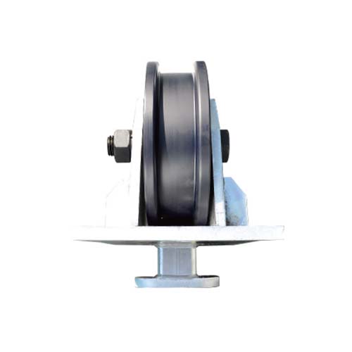 한국캐스터산업 레일15kg  MC흑색 나이론 바퀴 레일 고리형 컨테이너 캐스팅롤러 HC-32318
