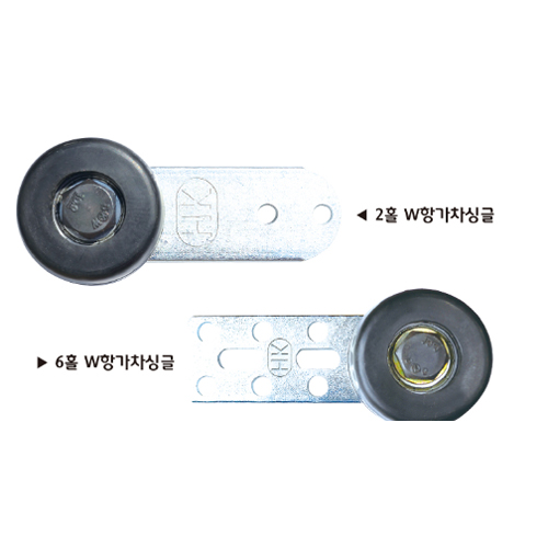 한국캐스터 산업 HC-CW1 68 나이론 싱글 W항가차 바퀴 캐스터 HC-61015